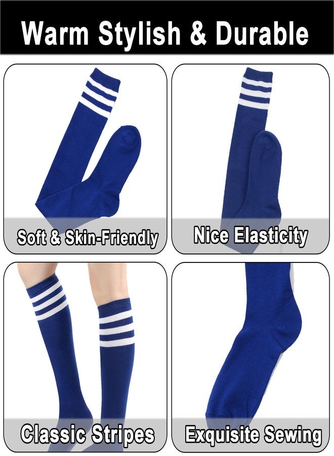 LPMOERA Knee High Socks for Woman Long Tall Tube Athletic Cotton Tall Socks Baseball Softball Socks - Image 4